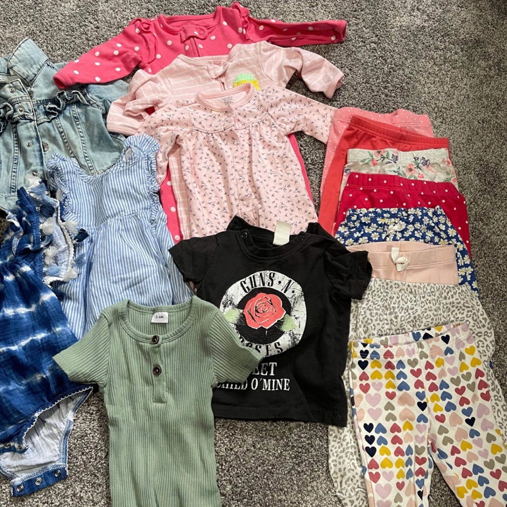 Girl 0-6 month lot